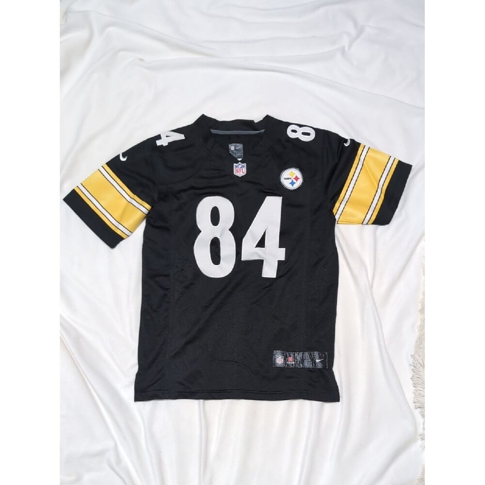 Pittsburgh Steelers NFL Nike On Field Black Football Jersey M 84 Antonio Brown - Picture 2 of 11